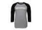 Preview: Raglan Langarm-Shirt grau/schwarz XXL