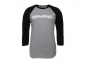 Preview: Raglan Langarm-Shirt grau/schwarz M