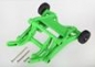 Preview: Wheelie Bar grün montiert