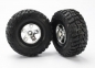 Preview: Kumho Reifen auf Felgen satin-chrom/schwarz vorne (2)