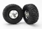 Preview: Kumho Reifen auf Felgen satin-chrom/schwarz vorne (2)