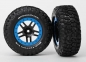 Preview: BFGoodrich T/A KM2 Reifen auf Felgen schwarz/blau vorne (2)