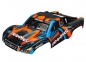 Preview: Karo Slash 4X4 orange mit blau (lackiert + Aufkleber)