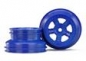 Preview: SLVR Felgen, SCT blau, Beadlock Style, (1.8 inner, 1.4