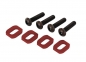 Preview: Motorhalter Scheiben Aluminium rot (4)