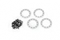 Preview: Beadlock-Ring 1.9 Aluminium satin mit Schrauben (4)