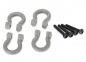 Preview: Bumper D-Rings grau mit Schrauben v/h (4)