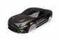 Preview: Karosserie Ford Mustang, schwarz (lackiert + Aufkleber)