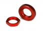 Preview: Servo Saver Muttern Alu rot (hex (1), serrated (1))