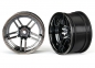 Preview: Felge, 1.9' Split-Spoke Chrome-schwarz extrabreit hinten (2)