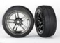 Preview: Reifen auf Felge Split-Spoke Chrome-schwarz 1.9' Response vo