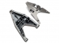 Preview: Querlenker unten links satin schwarz-chrom mit Kugeln