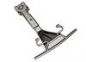 Preview: Schutzplatte vorne satin schwarz-chrom