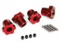 Preview: Radmitnehmer Aluminium rot 17mm