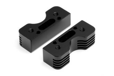 Cnc Engine Cooling Mount Set Trophy Series (Black)