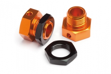6.7Mm Hex Wheel Adapter Trophy Buggy (Orange/Black
