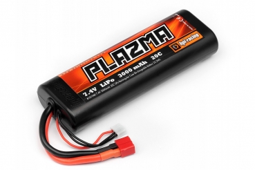 Plazma 7.4V 3000Mah 20C Lipo Rnd Case S.Pack 22.2W