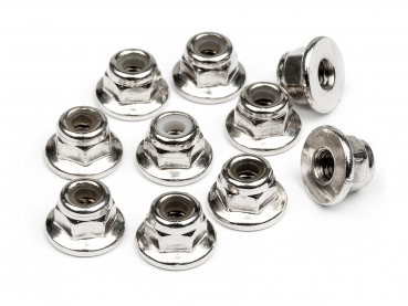 Flanged Lock Nut M3 (10Pcs)