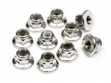 Flanged Lock Nut M3 (10Pcs)