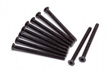 Flat Head Screw M3X40Mm (Hex Socket/10Pcs)