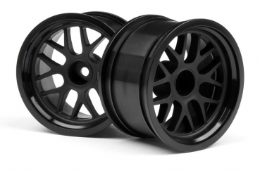 Bbs Spoke Wheel 48X31Mm Black (9Mm Offset/2Pcs)