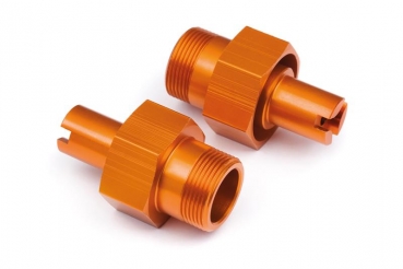 24Mm Hd Front Hex Hub (Orange/2Pcs)