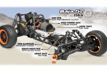 Baja Kraken Tsk-B Class 1 1:5 2WD Gas Buggy R/C