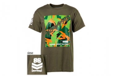 SLVR MILITARY TEE MILITARY GREEN L