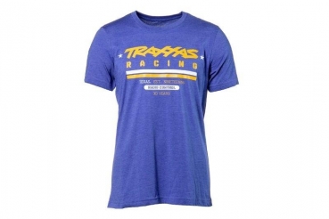 T-Shirt heideblau/Traxxas 30 Jahre Logo gelb XXXL