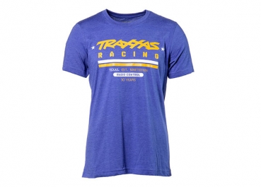 T-Shirt heideblau/Traxxas 30 Jahre Logo gelb S