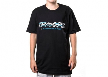 T-Shirt schwarz/Traxxas Logo sliced weiß M