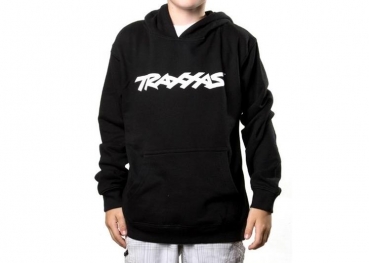 Hoodie schwarz/Traxxas Logo weiß M