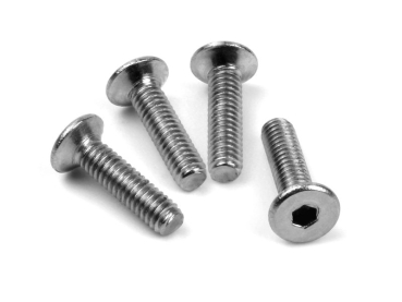 Flat Head Screw M2.6x10mm (4pcs)Flat Head Screw M2.6x10mm (4pcs)
