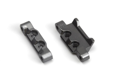 Aluminum Rear Pivot Block Set (Grey)