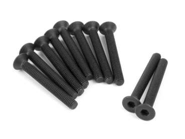 FLAT HEAD SCREW M3x25mm (HEX SOCKET/10pcs)