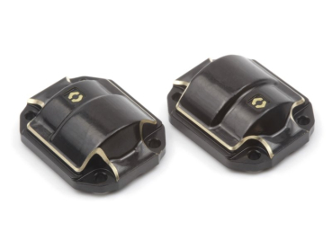 Brass Diff Cover (Black/2pcs)