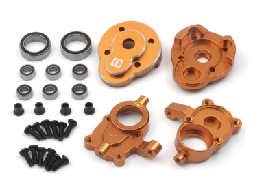 Aluminum Portal Steering Spindle Set (Orange)