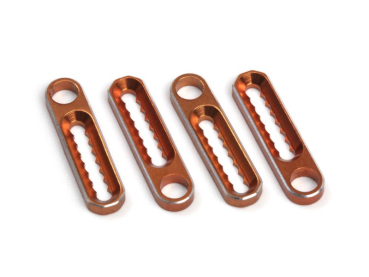 HPI Racing Aluminum Front Suspension Arm (Orange/4pcs)