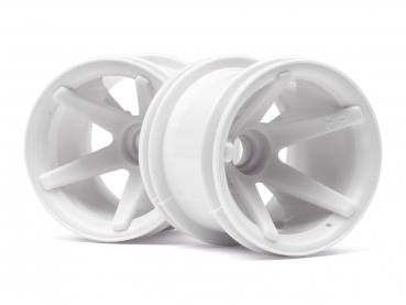 Super Star Mt Wheels Front (White/2.2In/2Pcs)