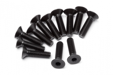 Flat Head Screw M4x16mm 12 Pcs