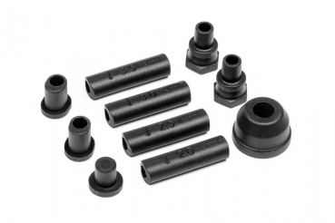 SUSPENSION PIN MOUNT, REAR HUB INSERTS & SHOCK Mts