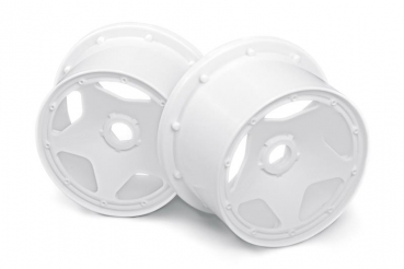 Super Star Wheel White (120X75Mm/2Pcs)