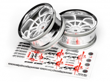 Work Xsa 02C Wheel 26Mm Chrome/White (9Mm Offset)