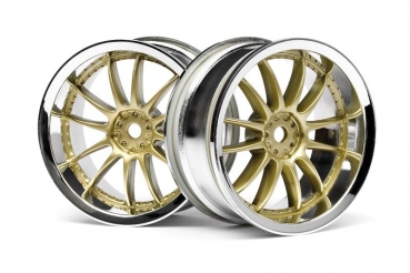 Work Xsa 02C Wheel 26Mm Chrome/Gold (3Mm Offset)