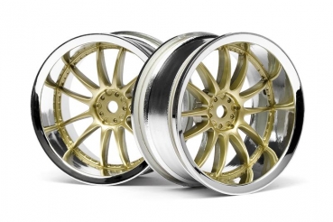 Work Xsa 02C Wheel 26Mm Chrome/Gold (6Mm Offset