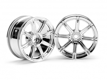 Work Emotion Xc8 Wheel 26Mm Chrome (3Mm Offset)