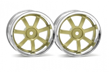 Rays Gram Lights 57S-Pro Chrome/Gold (3Mm Offset)