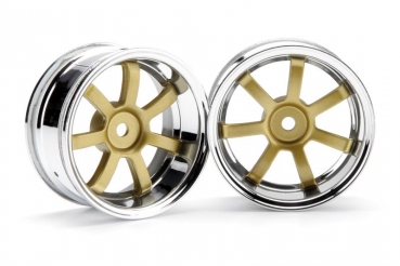 Rays Gram Lights 57S-Pro Chrome/Gold (6Mm Offset)