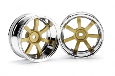 Rays Gram Lights 57S-Pro Chrome/Gold (9Mm Offset)