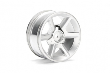 Gt Wheel Silver (6Mm Offset/2Pcs)